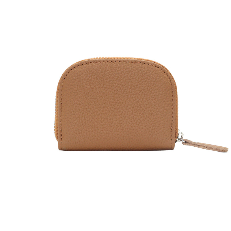 Mincovka z pravej kože, prvá vrstva hovädzej kože, harmonikový držiteľ kariet, viac priehradok na karty, unisex