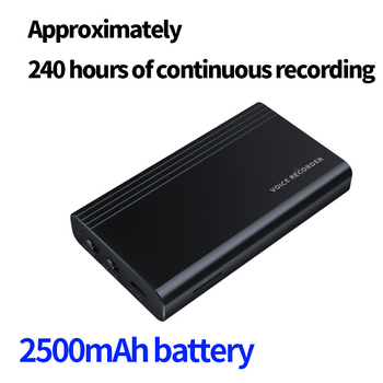 Záznamník zvuku D900, 240 min nahrávania, USB 2.0, TF karta, hliníkové puzdro, nahrávanie do 20 m