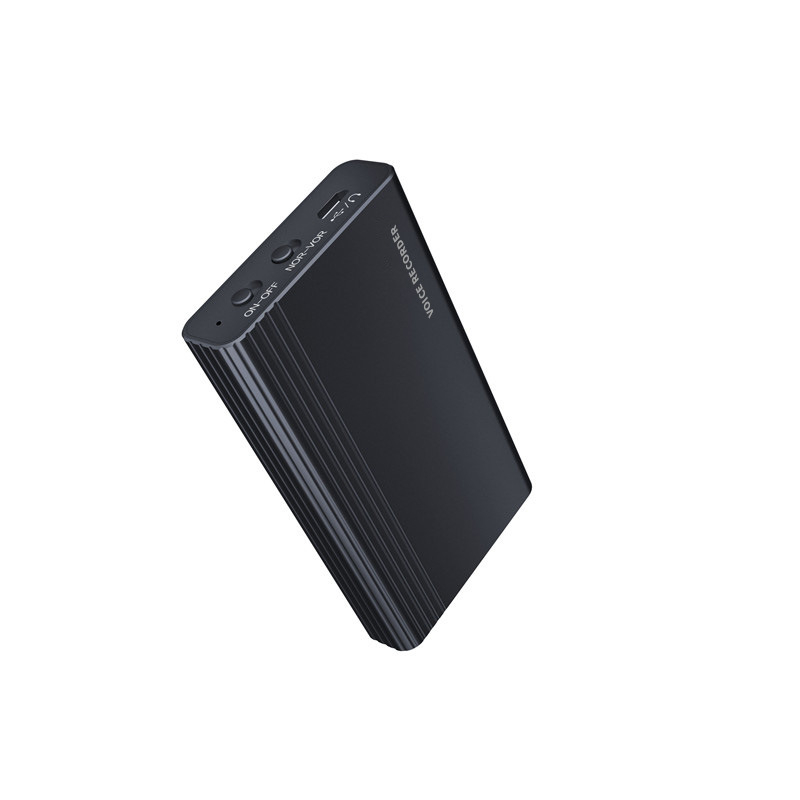 Záznamník zvuku D900, 240 min nahrávania, USB 2.0, TF karta, hliníkové puzdro, nahrávanie do 20 m