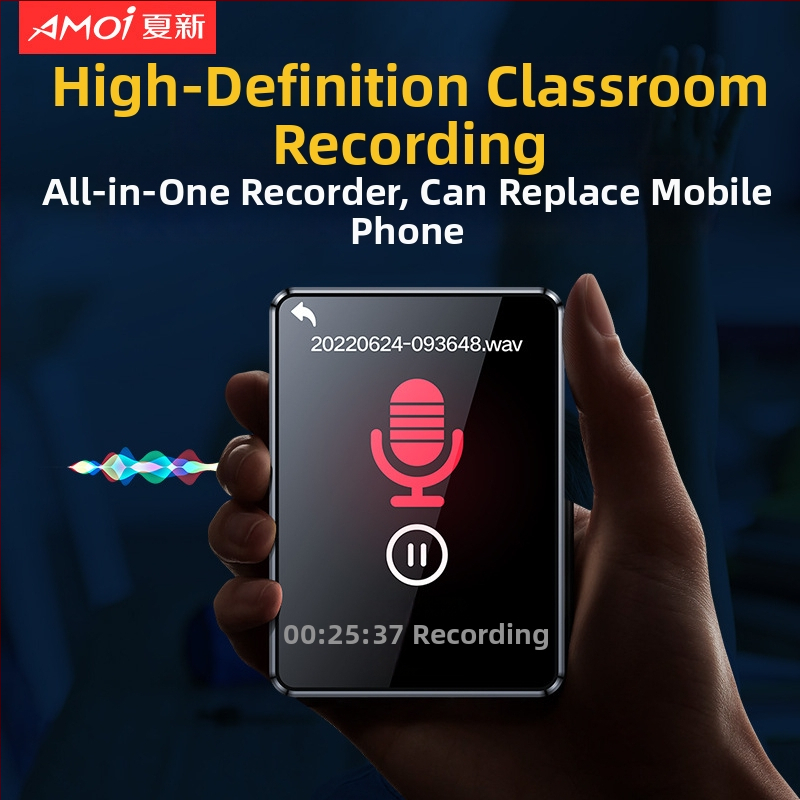 Xia Xin X1 Bluetooth HiFi 5.0 MP3 grotuvas su TF kortele, įrašymas ir FM radijas