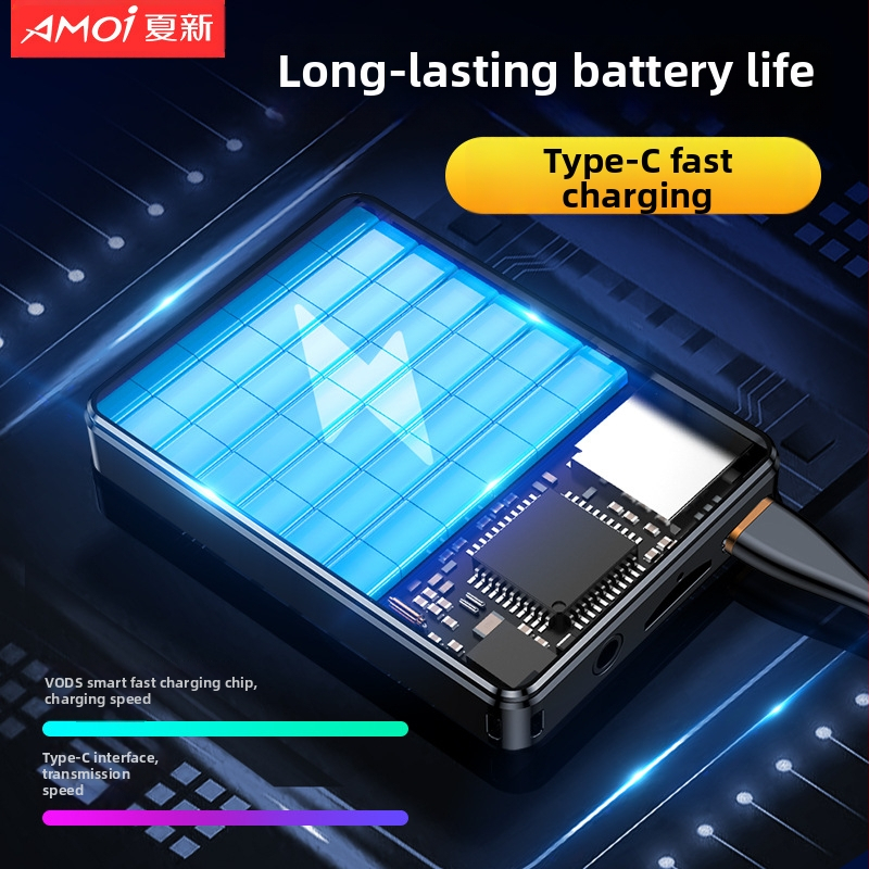 Xia Xin X1 Bluetooth HiFi 5.0 MP3 grotuvas su TF kortele, įrašymas ir FM radijas