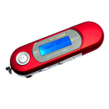 MP3 плеър с USB 2.0, 1,2-инчов монохромен екран, вградена памет, FM радио и запис