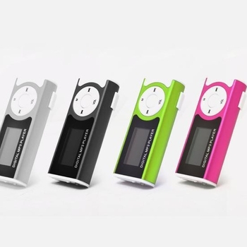 MP3 плеър с екран и клипс за карта - TF карта поддръжка, USB 2.0, 3.0 жак за слушалки, MP3 формат