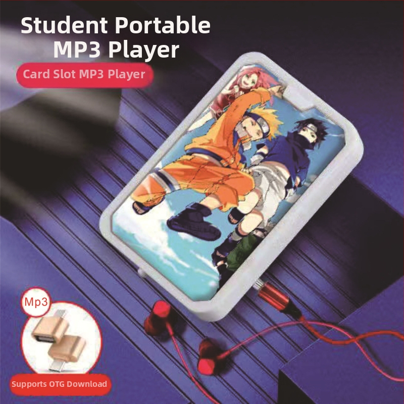 MP3 prehrávač M30, bez displeja, podpora TF karty, USB 2.0 rozhranie, 3,5 mm slúchadlový konektor