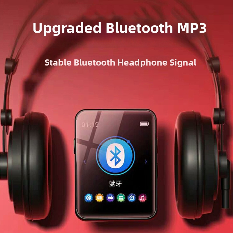 Bingjie X1 Bluetooth MP3 prehrávač s TF kartou, podporuje MP3/WMA/WAV/OGG audio a AVI/WMV/FLV/AMV video, až 60 hodín prehrávania