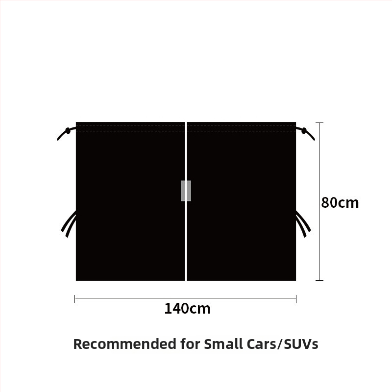 Automobilio pertvarinė užuolaida – tanki, nepermatoma privatumo užtvara, saulės apsauga ir šiluminė izoliacija, pakabinamasis montavimas