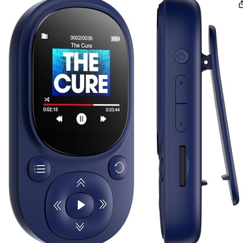 Player MP3/MP4 cu Bluetooth, clip (Model A11; USB 2.0; 128x128; Bluetooth; FLASH)