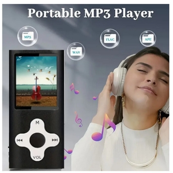 MP3/MP4 Player D405 - TF Κάρτα, USB 2.0, MP3/WAV, FM Ραδιόφωνο, Ηχογράφηση