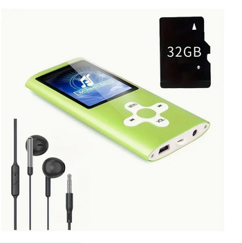MP3/MP4 Player D405 - TF Κάρτα, USB 2.0, MP3/WAV, FM Ραδιόφωνο, Ηχογράφηση