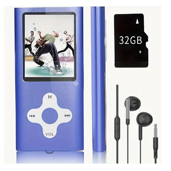 MP3/MP4 Player D405 - TF Κάρτα, USB 2.0, MP3/WAV, FM Ραδιόφωνο, Ηχογράφηση
