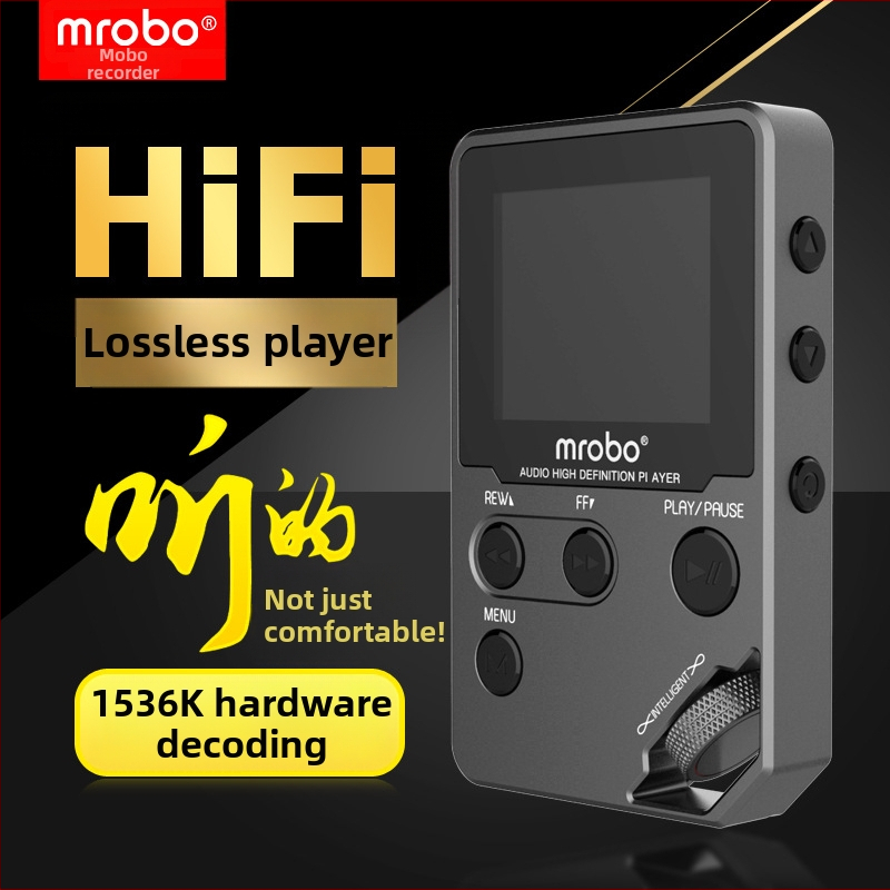 mrobo C5 MP3 prehrávač USB 3.0, podpora formátov MP3/WMA/WAV/OGG/FLAC/APE, AMV videá, TF karta, až 60 hodín prehrávania