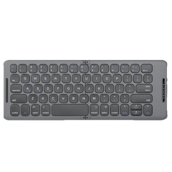 DF1901 Bluetooth sklopiva tipkovnica — ultra tanka, punjiva, ergonomska, kompatibilna s mobitelima, tabletima, prijenosnim računalima i računalima