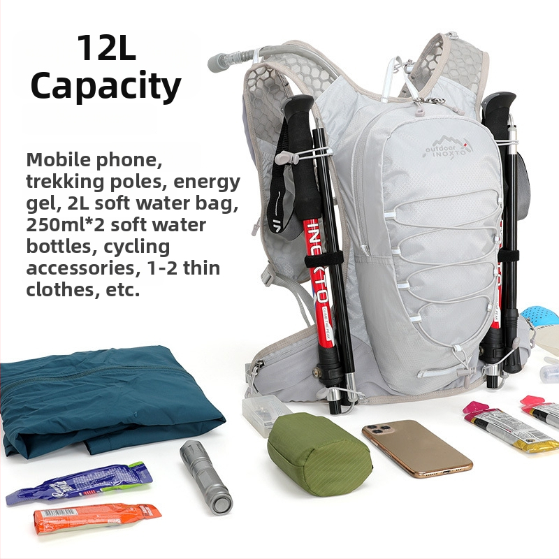 Ruksak za vožnju biciklom i planinarenje, najlon, 12 L, model 577, pretinac za bocu vode