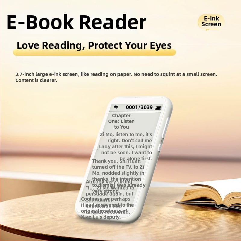 Newman E3 Pro Αναγνώστης ηλεκτρονικών βιβλίων με οθόνη E‑paper, Bluetooth MP3 και μουσικός player