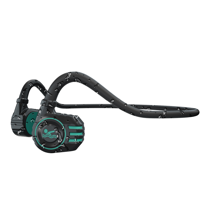 Bluetooth слушалки със костна проводимост за спорт, водоустойчиви за плуване, вградена 32GB памет, MP3/WAV/FLAC/APE възпроизвеждане, време за работа 5–8 ч