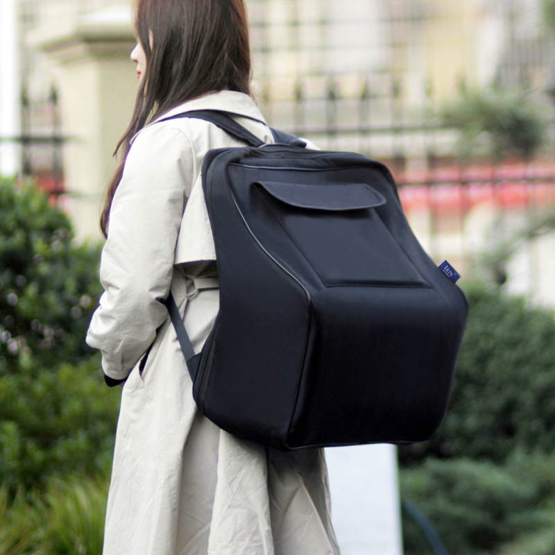 Geantă pentru acordeon IN-105, cu căptușeală din bumbac, stil rucsac, din material Oxford, pentru acordeon bas 48–120