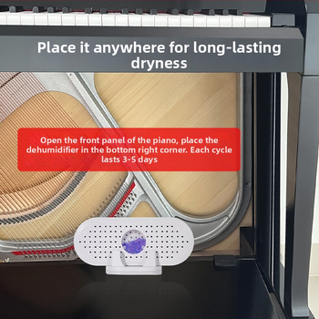 Mini odvlhčovač klavíra – absorpčný materiál na vlhkosť, protipliesňový, recyklovateľný sáčok na odvlhčenie pre klavíre a klávesové nástroje