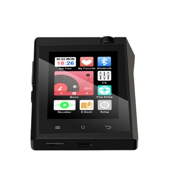 Νέος MP3/MP4 player με υποστήριξη TF κάρτας, USB 2.0, μπαταρία 450mAh (έως 5 ημέρες), μορφές ήχου MP3/WMA/WAV, μονοχρωματική οθόνη 160×128, μενού 24 γλωσσών, χειρισμός με κουμπιά