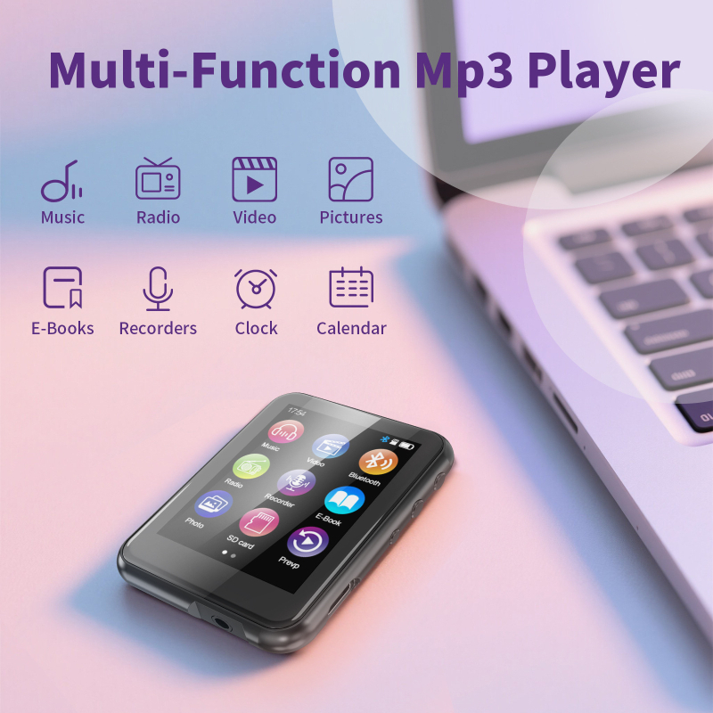 MP4 плеър с USB 2.0, сензорно управление, TF карта, поддръжка на MP3/WMA/OGG/FLAC и AMV видеа