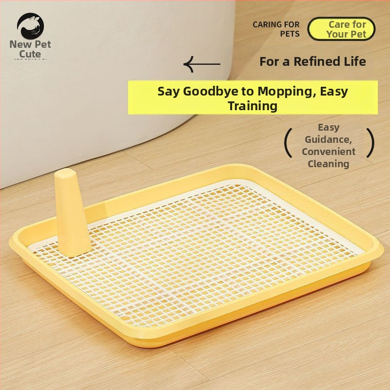 Dvojvrstvová psia toaleta — ochrana proti špliechaniu moču a stolice, plastová misa pre psy, značka Other, nie je dovezená