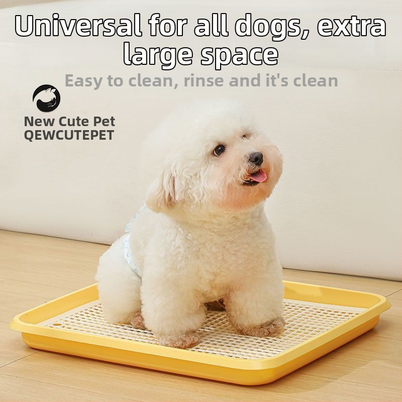Dvojvrstvová psia toaleta — ochrana proti špliechaniu moču a stolice, plastová misa pre psy, značka Other, nie je dovezená