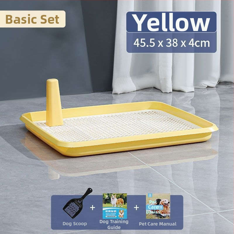 Dvojvrstvová psia toaleta — ochrana proti špliechaniu moču a stolice, plastová misa pre psy, značka Other, nie je dovezená
