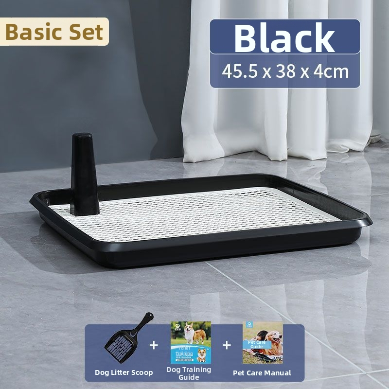 Dvojvrstvová psia toaleta — ochrana proti špliechaniu moču a stolice, plastová misa pre psy, značka Other, nie je dovezená