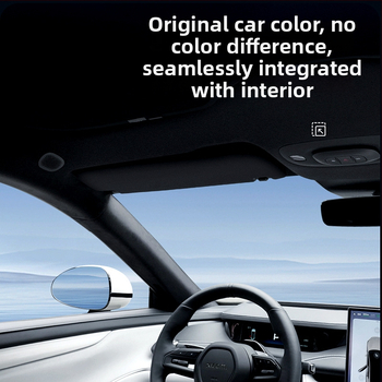 Slnečná clona do auta pre Xiaomi SU7 – materiál ľadovo krištáľový, snap-in montáž, strešná časť