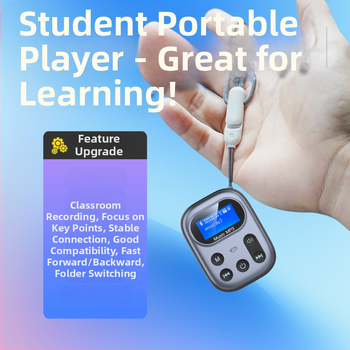 Bluetooth MP3-mängija saatja – TF-kaartide tugi, 3,5 mm kõrvaklappide pesa, aku kestvus 4–8 tundi, mudel 03