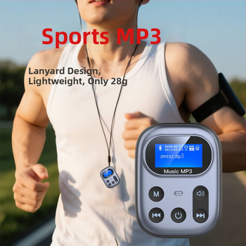 Bluetooth MP3-mängija saatja – TF-kaartide tugi, 3,5 mm kõrvaklappide pesa, aku kestvus 4–8 tundi, mudel 03