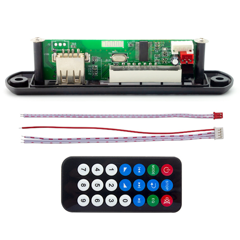 CXC M515 MP3 dekodér pre automobilový zvukový systém s FM rádiom, diaľkovým ovládaním a čítačkou kariet • Model: M515 • Značka: CXC