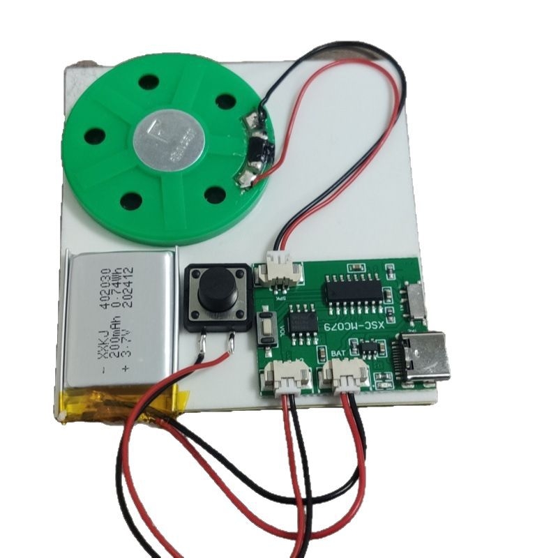 USB MP3 гласов модул за плюшени играчки - XSC-MP3-002, в кутия, персонализирани мостри