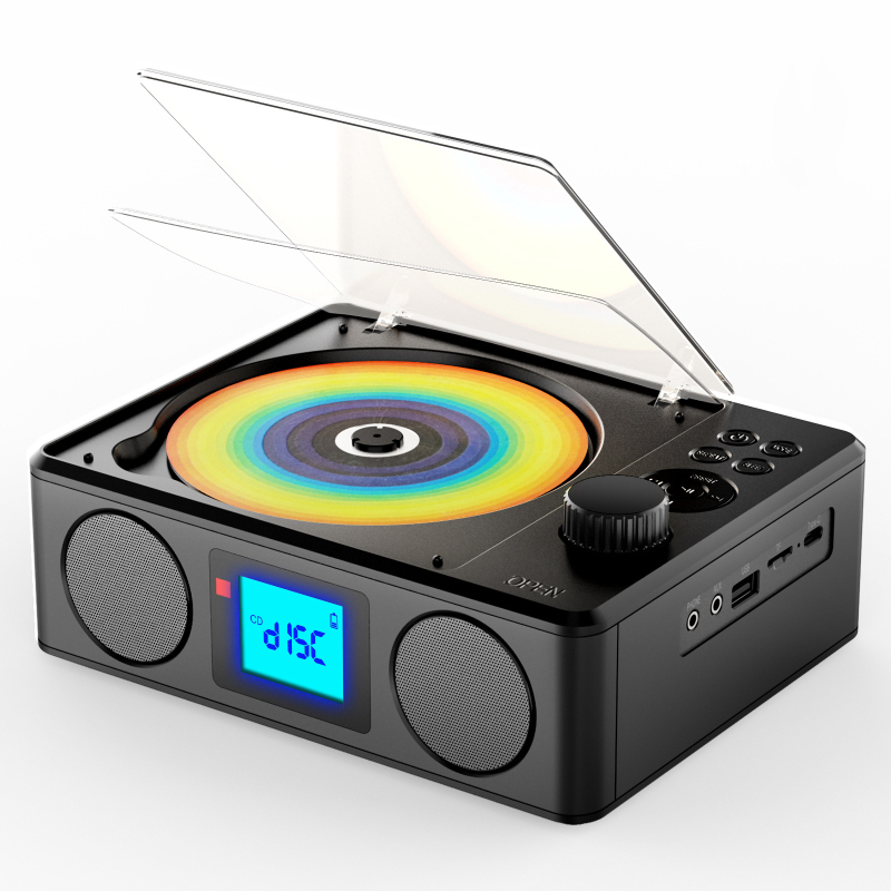 PM24 Pārnēsājams CD atskaņotājs ar MP3 un FM radio 87.5–108 MHz, RCA izeja