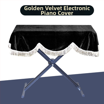 Kryt na prach pre 88-klávesové elektrické piano, flanelový, model Lsp-v02, značka Lsp, plné a čiastočné krytie