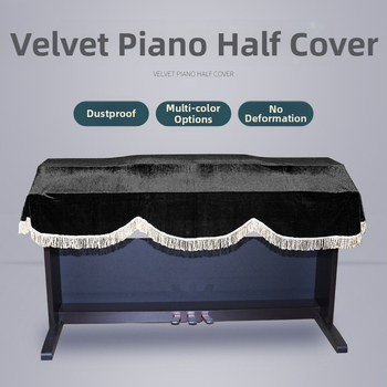 Kryt na prach pre 88-klávesové elektrické piano, flanelový, model Lsp-v02, značka Lsp, plné a čiastočné krytie
