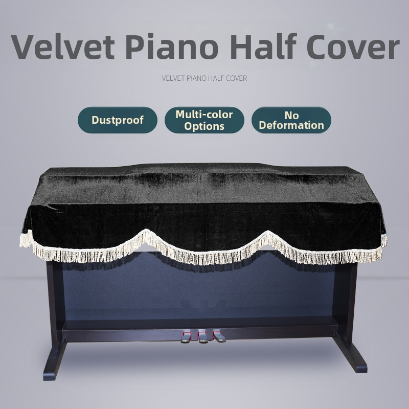 Kryt na prach pre 88-klávesové elektrické piano, flanelový, model Lsp-v02, značka Lsp, plné a čiastočné krytie