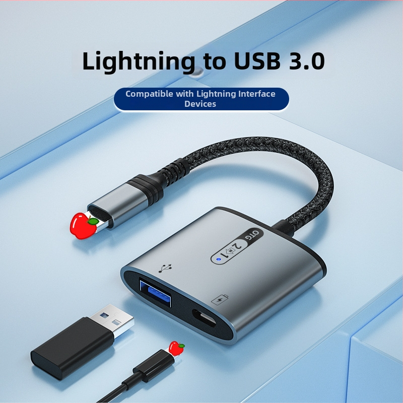 HCINOO MH356 OTG adaptér Lightning na USB 3.0 pre Apple iPhone a iPad