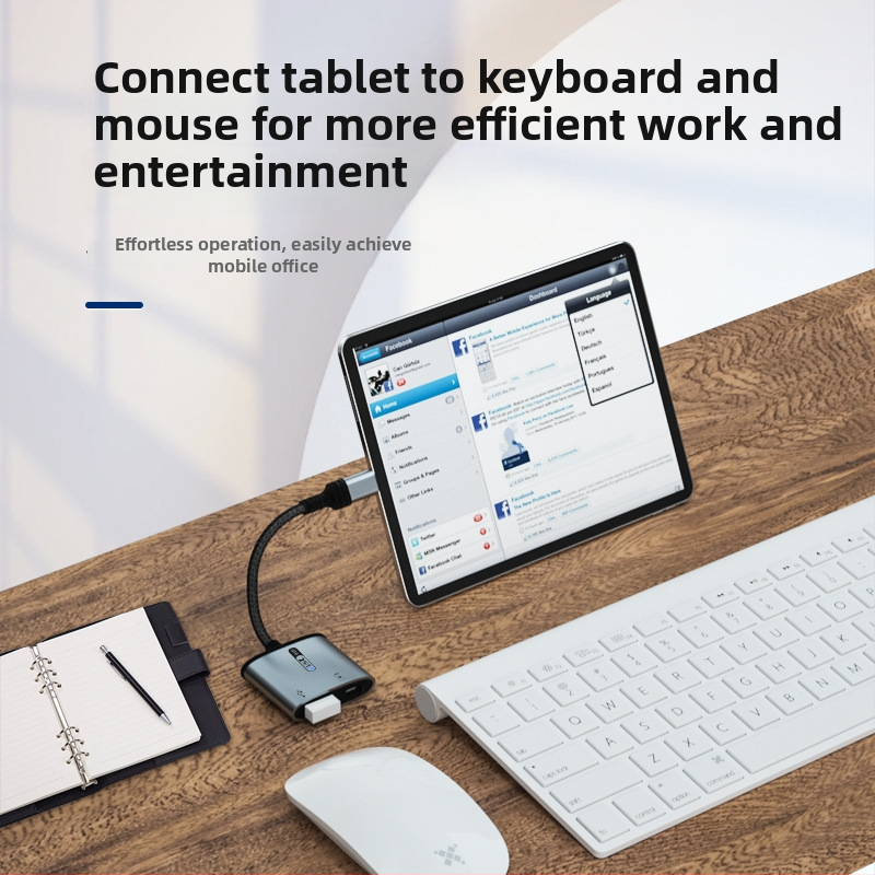 HCINOO MH356 OTG adaptér Lightning na USB 3.0 pre Apple iPhone a iPad