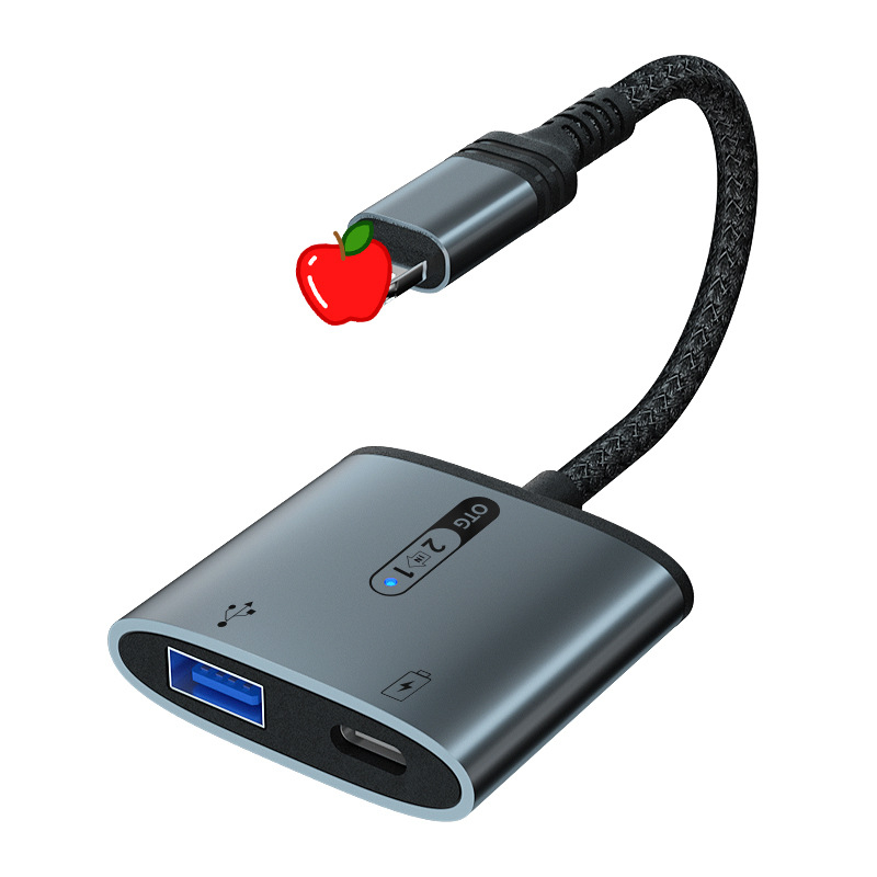 HCINOO MH356 OTG adaptér Lightning na USB 3.0 pre Apple iPhone a iPad