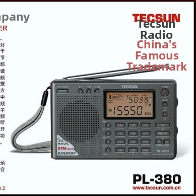 Desheng PL-380 radiostacija ar pilnu diapazonu, digitālais tunings, stereo skaņa, iebūvēts skaļrunis, digitālais displejs