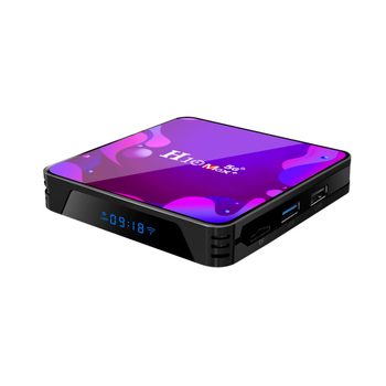H10 MAX+ tīkla TV set‑top box, procesors H313, 4K UHD, divjoslu Wi‑Fi, 2GB RAM, 16GB atmiņa