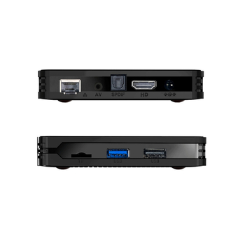 H10 MAX+ tīkla TV set‑top box, procesors H313, 4K UHD, divjoslu Wi‑Fi, 2GB RAM, 16GB atmiņa