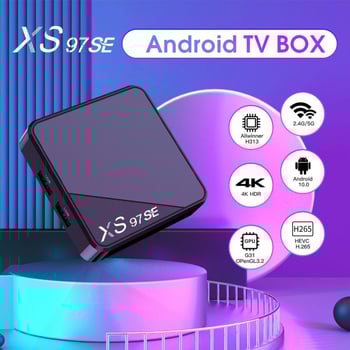 XS97 Android TV box ar A53 procesoru, 1GB RAM, 8GB atmiņa, 4K HDMI izvade