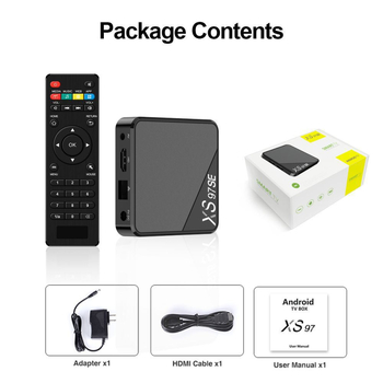 XS97 Android TV box ar A53 procesoru, 1GB RAM, 8GB atmiņa, 4K HDMI izvade