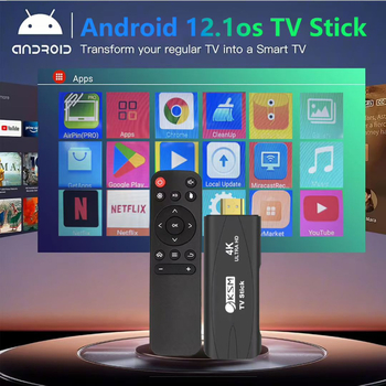 Android TV kaste 4K ar H313 procesoru, 1GB RAM, 8GB iekšējā atmiņa, Android 10