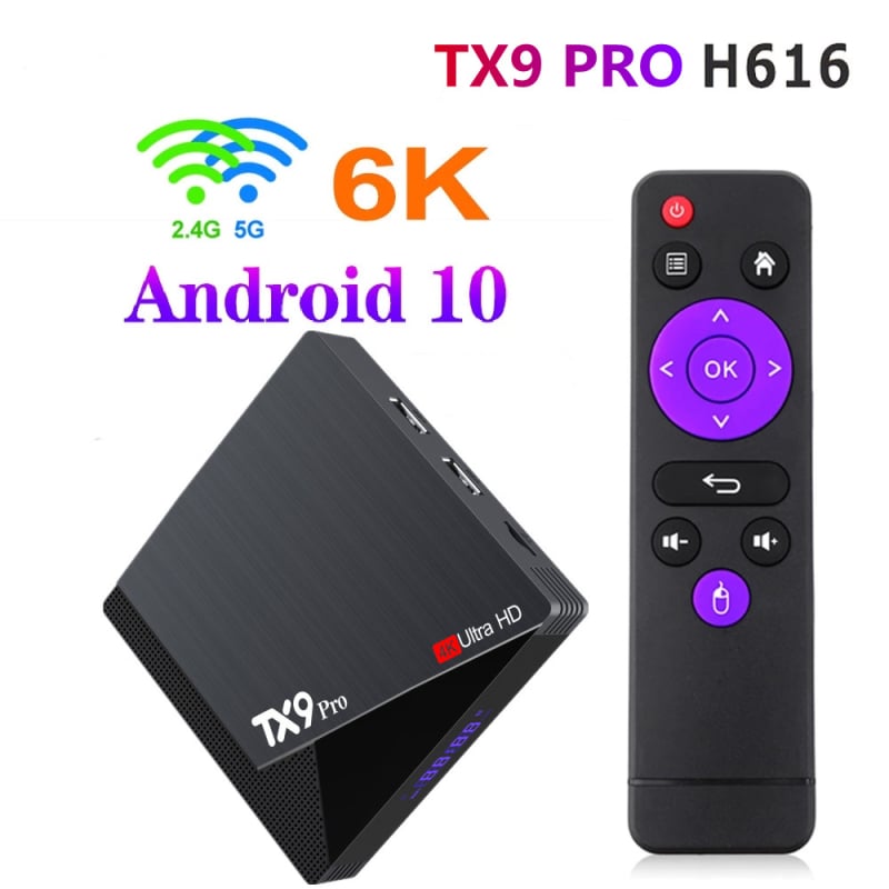 Android TV box TX9 Pro, štvorjadrový procesor, 2GB RAM, 16GB flash, HDMI, 1080p