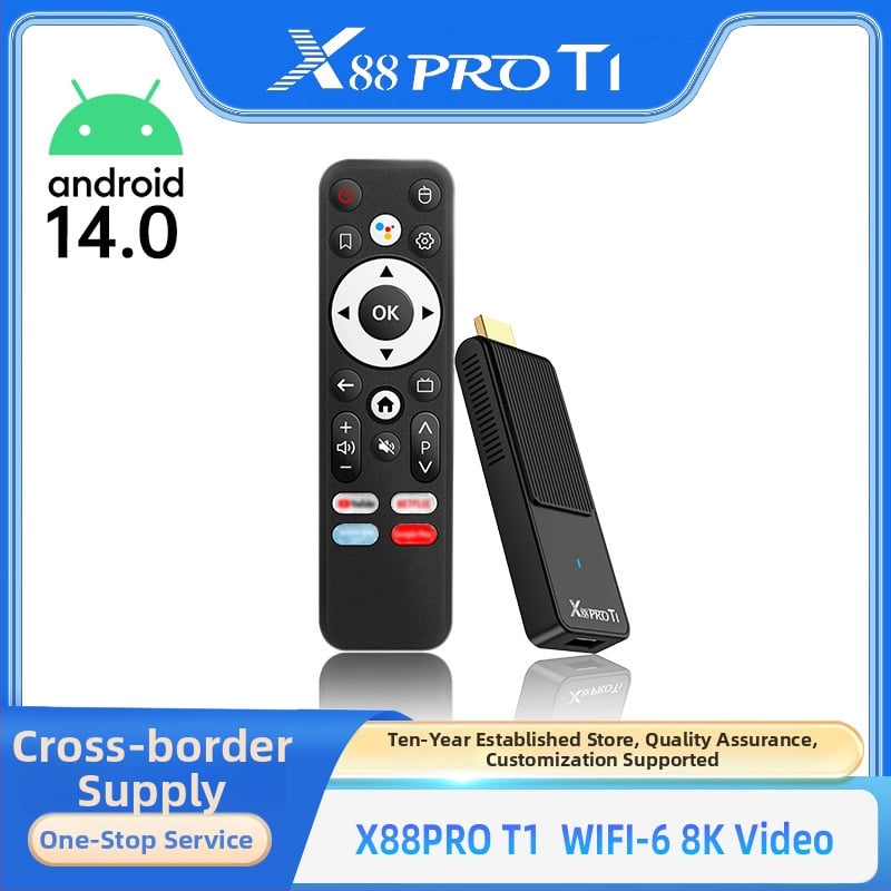 X88 Pro T1 Android 14.0 4K set-top box, RK3518, 2GB RAM, 16GB úložisko