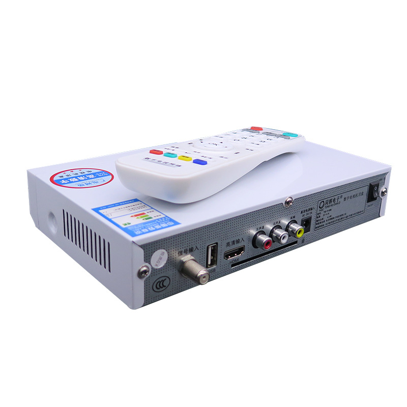 HD DVB-C CA криптиран цифров телевизионен сет-топ бокс, двуядрен процесор, 80 GB вътрешна памет, 1 GB RAM, USB/HDMI/AV/Coax интерфейси