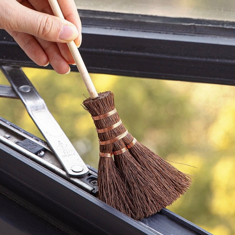 Darbalaukio šepetėlis su plokščia galva, pluošto medžiaga, namų naudojimui