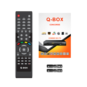 DVB TV 4K Set-top Box | Q-BOX CONCORDE | USB, Wi-Fi, HDMI, AV, TV διεπαφές | 3C πιστοποίηση